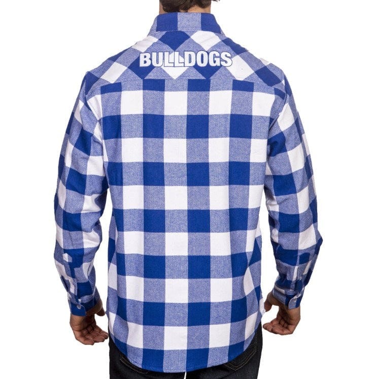 Load image into Gallery viewer, NRL Bulldogs &#39;Lumberjack&#39; Flannel Shirt
