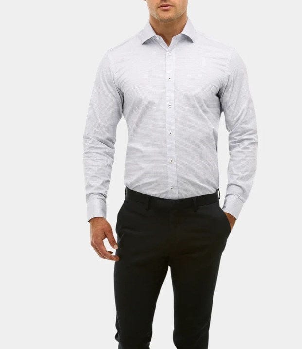 Load image into Gallery viewer, Brooksfield Mens Stretch Shirt - White
