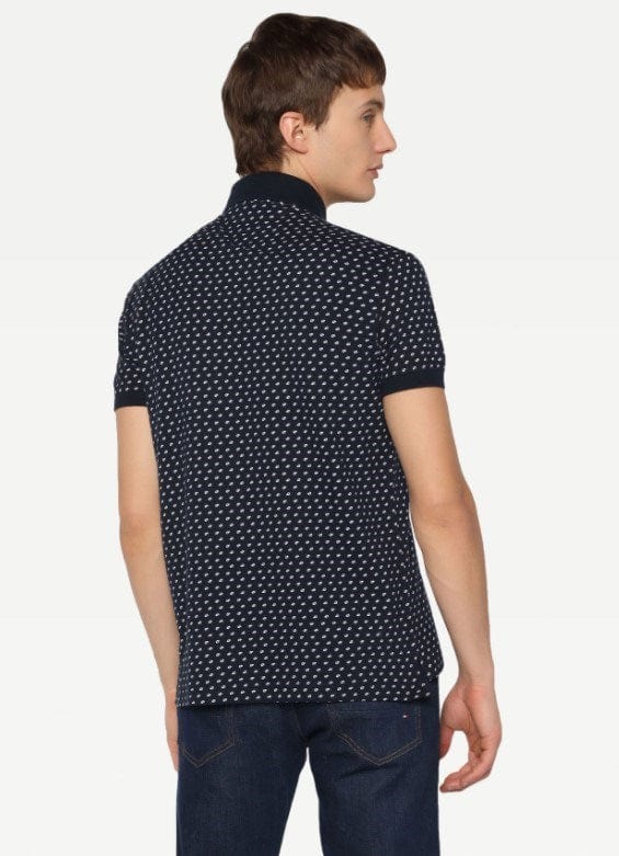 Load image into Gallery viewer, Tommy Hilfiger Micro Print Short Sleeve Polo
