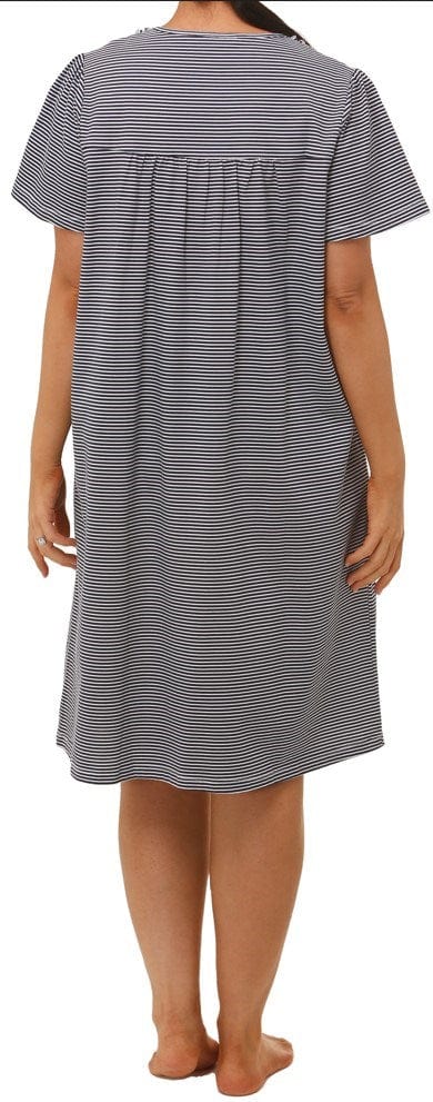 Load image into Gallery viewer, Schrank Womens Stripe Short Sleeve Nightie
