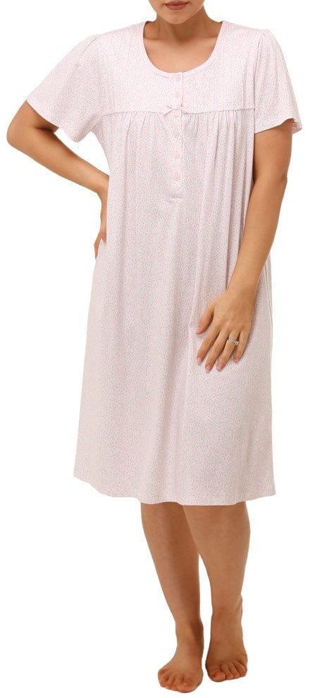 Load image into Gallery viewer, Schrank Womens Ditsy Short Sleeve Nightie
