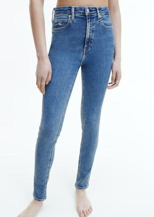 Calvin Klein Womens High Rise Skinny Jeans