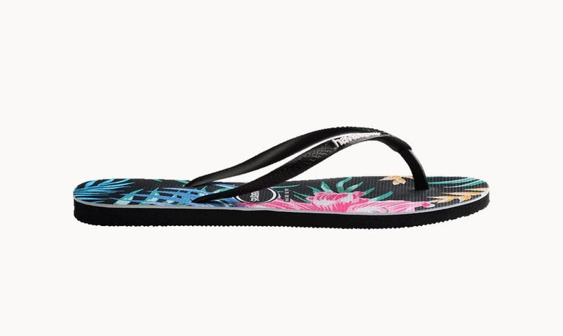 Load image into Gallery viewer, Havaianas Girls Slim Floral Palm
