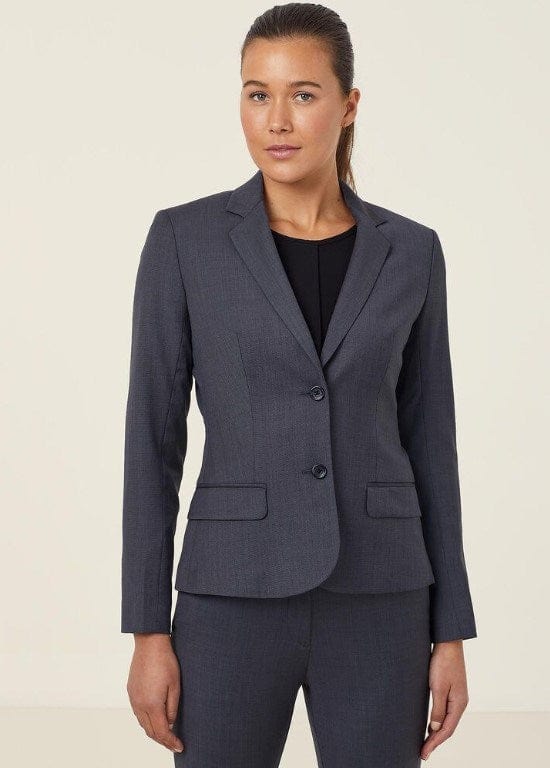 Load image into Gallery viewer, NNT Womens Sharkskin 2 Button Mid Length Detail Jacket
