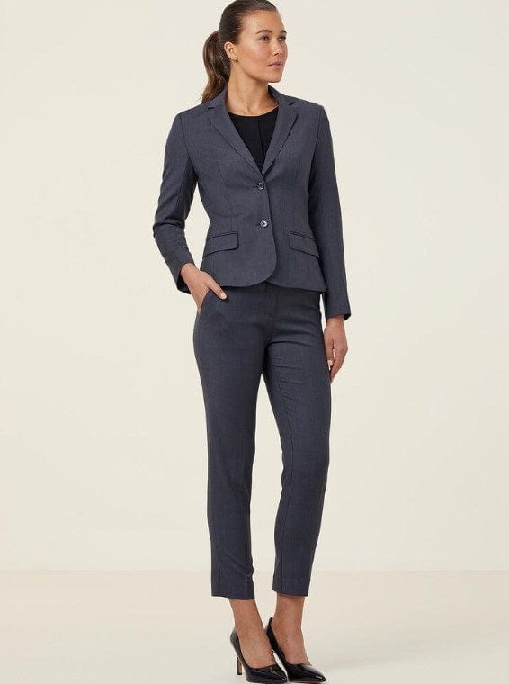 Load image into Gallery viewer, NNT Womens Sharkskin 2 Button Mid Length Detail Jacket
