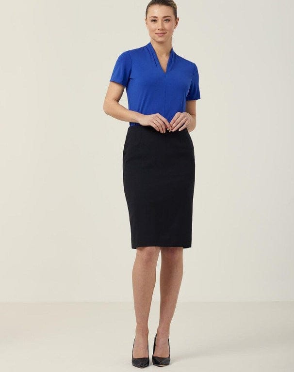 Load image into Gallery viewer, NNT Womens Dobby Stetch Panel Pencil Skirt
