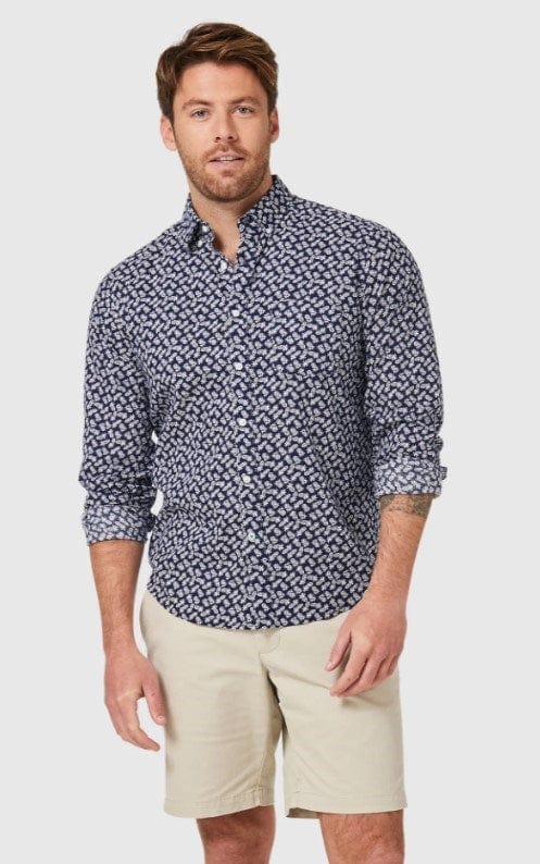 Blazer Mens Pineapple Long Sleeve Print Shirt