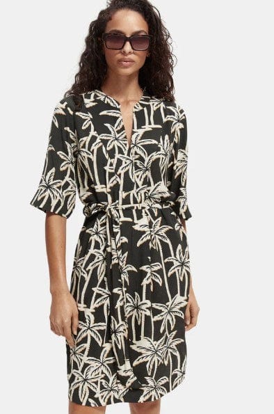 Load image into Gallery viewer, Scotch &amp; Soda Womens Printed loose-fit dress
