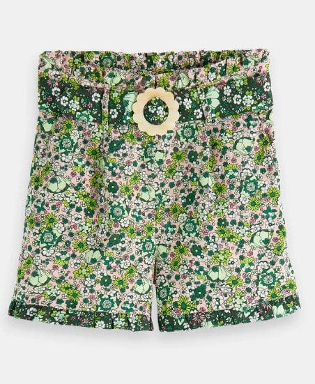 Load image into Gallery viewer, Scotch &amp; Soda Kids High-rise printed shorts
