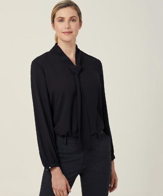 NNT Womens Georgie Tie Neck Blouse – Hannas