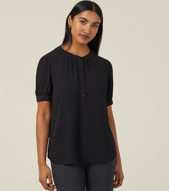 Load image into Gallery viewer, NNT Womens Georgie Short Sleeve Blouse
