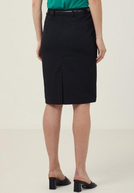 NNT Womens Poly Viscose Stretch Twill Mid Length Pencil Skirt