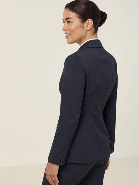 Load image into Gallery viewer, NNT Womens Poly Viscose Stretch 1 Button Mid Length Jacket
