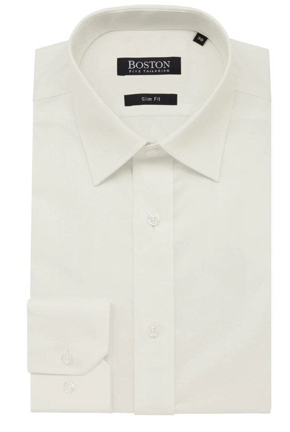 Load image into Gallery viewer, Boston Mens Liberty Business 5WT White Shirt
