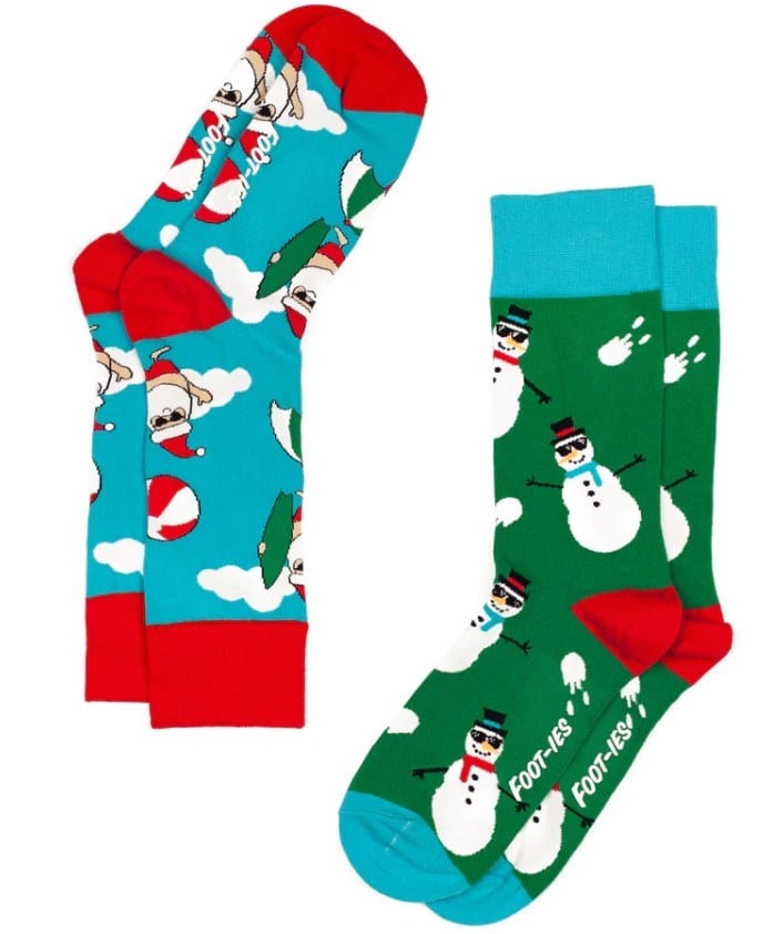 Load image into Gallery viewer, FOOT-IES Christmas Socks
