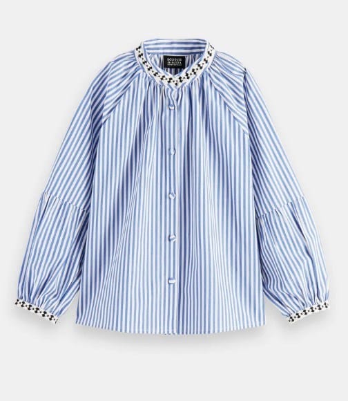 Load image into Gallery viewer, Scotch &amp; Soda Girls Wide-sleeve organic shirt
