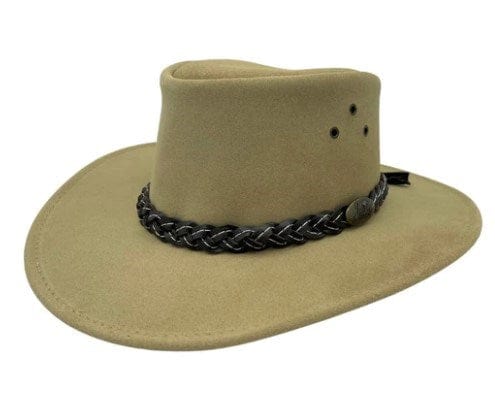 Load image into Gallery viewer, Jacaru Mens Wallaroo Suede Hat

