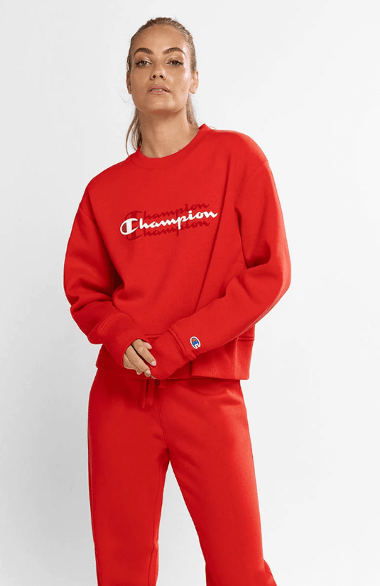 Champion Womens Sports Graphic Crop Pullover