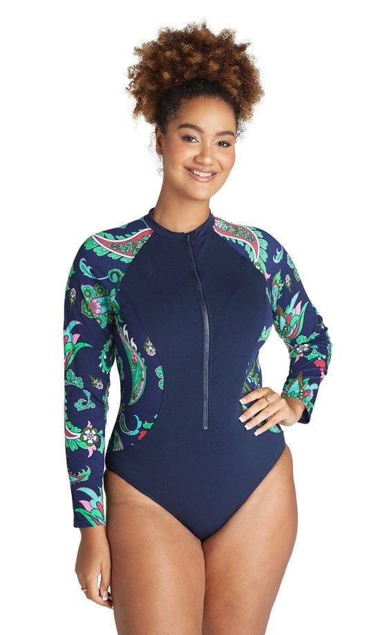 Load image into Gallery viewer, Genevieve Swimwear Womens Scuba Suit Mastectomy
