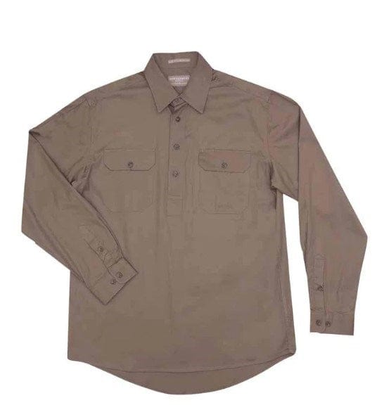 Load image into Gallery viewer, Just Country Mens Cameron 1/2 Button-Brown
