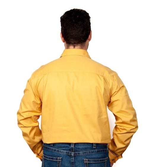 Load image into Gallery viewer, Just Country Mens Evan Full Button-Mustard
