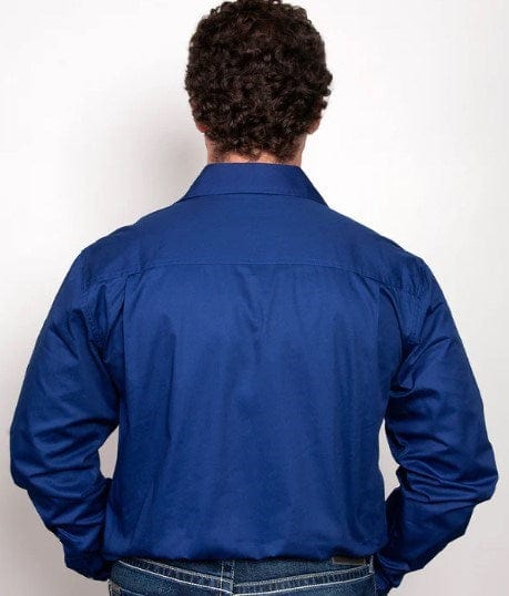 Load image into Gallery viewer, Just Country Mens Evan Full Button-Cobalt
