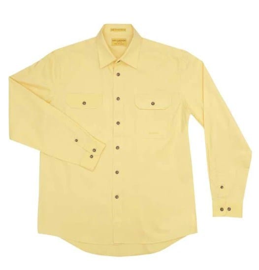 Just Country Mens Evan Full Button-Butter