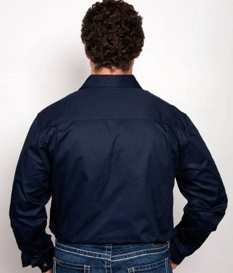 Load image into Gallery viewer, Just Country Mens Evan Full Button-Navy
