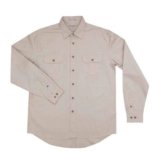 Just Country Mens Evan Full Button-Stone