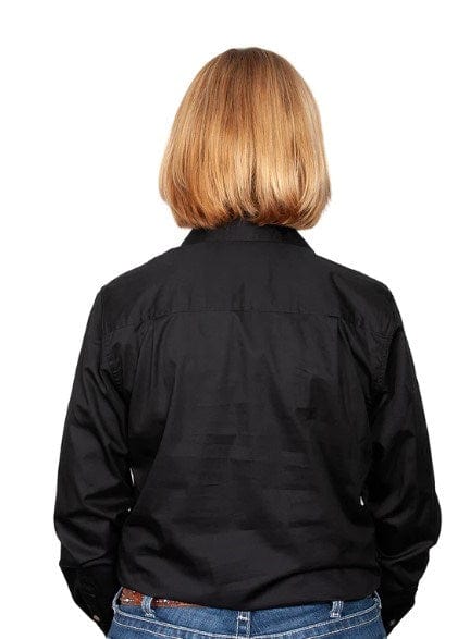 Load image into Gallery viewer, Just Country Womens Jahna 1/2 Button-Black
