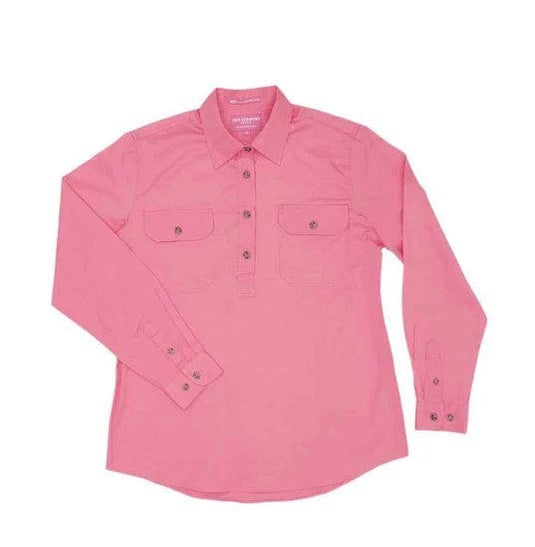 Just Country Womens Jahna 1/2 Button-Rose