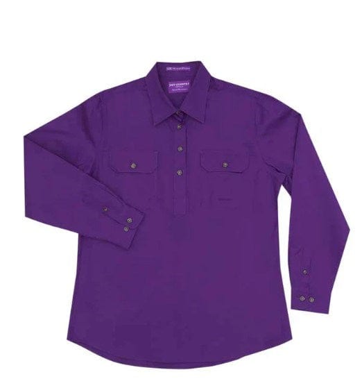 Load image into Gallery viewer, Just Country Womens Jahna 1/2 Button-Purple
