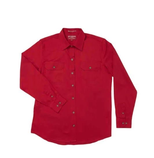 Just Country Womens Brooke Full Button-Chilli