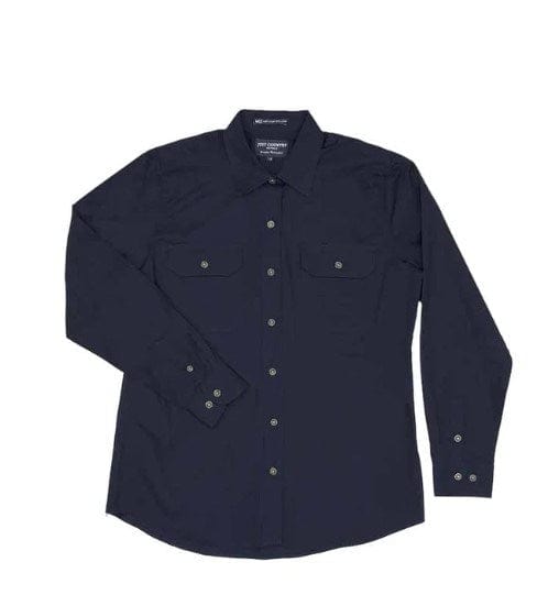Just Country Womens Brooke Full Button-Navy