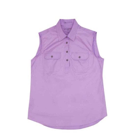 Load image into Gallery viewer, Just Country Womens Kerry 1/2 Button Sleeveless-Orchid
