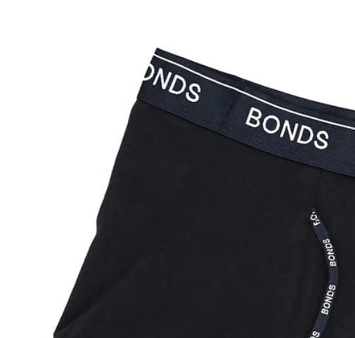 Bonds Men's Guyfront Trunk 3 Pack - Black