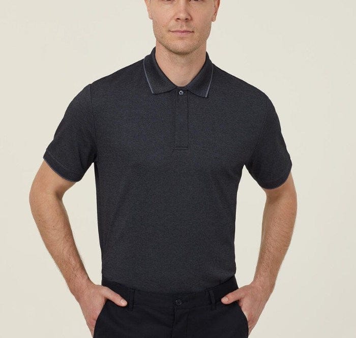 Load image into Gallery viewer, NNT Mens Textured Short Sleeve Polo
