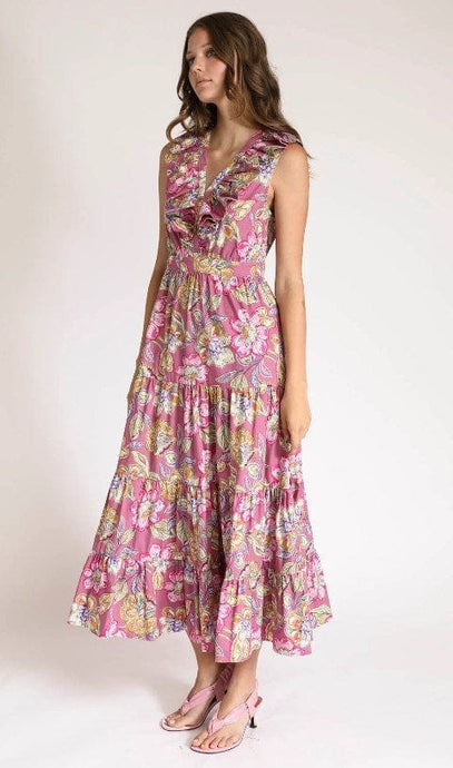 Kachel Grace Floral Maxi Dress