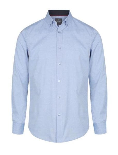 Load image into Gallery viewer, Gloweave Mens Bradford Fine Oxford Long Sleeve Slim Fit Shirt
