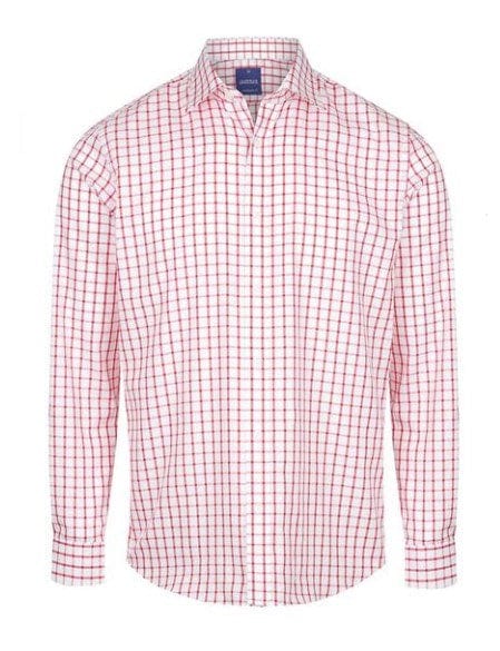 Gloweave Mens Bourke Oxford Check Long Sleeve Shirt