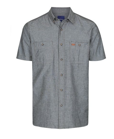 Gloweave Mens Icon Industrial Chambray Short Sleeve