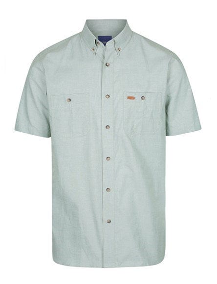 Gloweave Mens Icon Industrial Chambray Short Sleeve