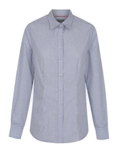 Load image into Gallery viewer, Gloweave Womens Fawkner Micro Check Long Sleeve Shirt
