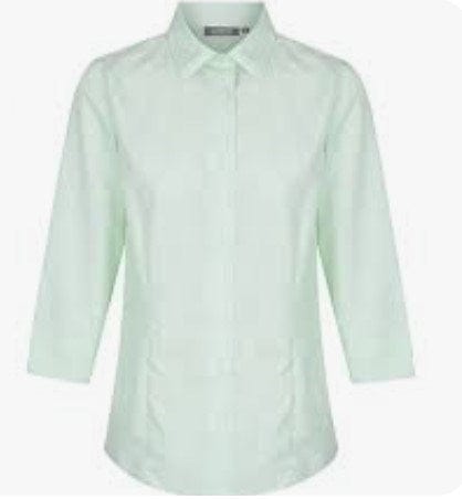 Gloweave Womens Guildford Square Textured 3/4 Sleeve Shirt
