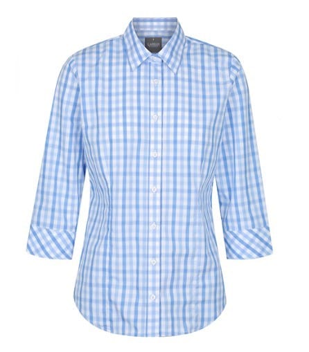 Gloweave Womens Foxton Tonal Check 3/4 Sleeve Shirt