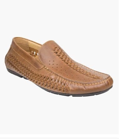 Load image into Gallery viewer, Florsheim Mens Cooper Moc Toe Woven Driver
