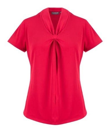 Load image into Gallery viewer, Gloweave Womens Rose Cool Breeze Knot Top
