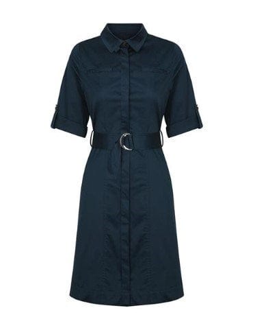 Load image into Gallery viewer, Gloweave Womens Riley Sateen Belted Shirtdress
