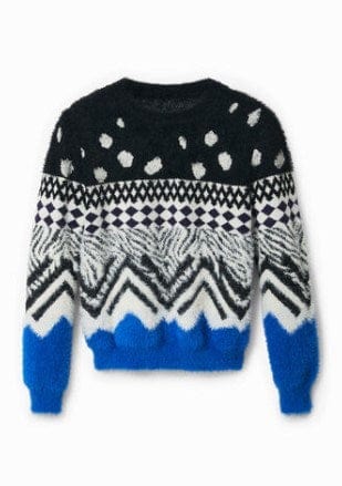 Desigual Womens Flat Thin Pullover Gauge