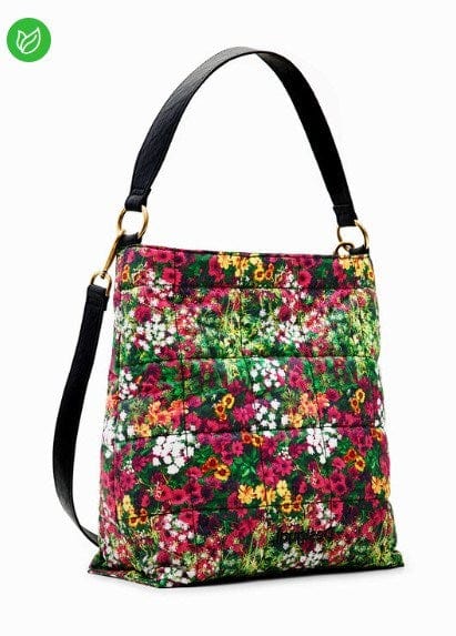 Desigual Womens Large Floral Bucket Bag